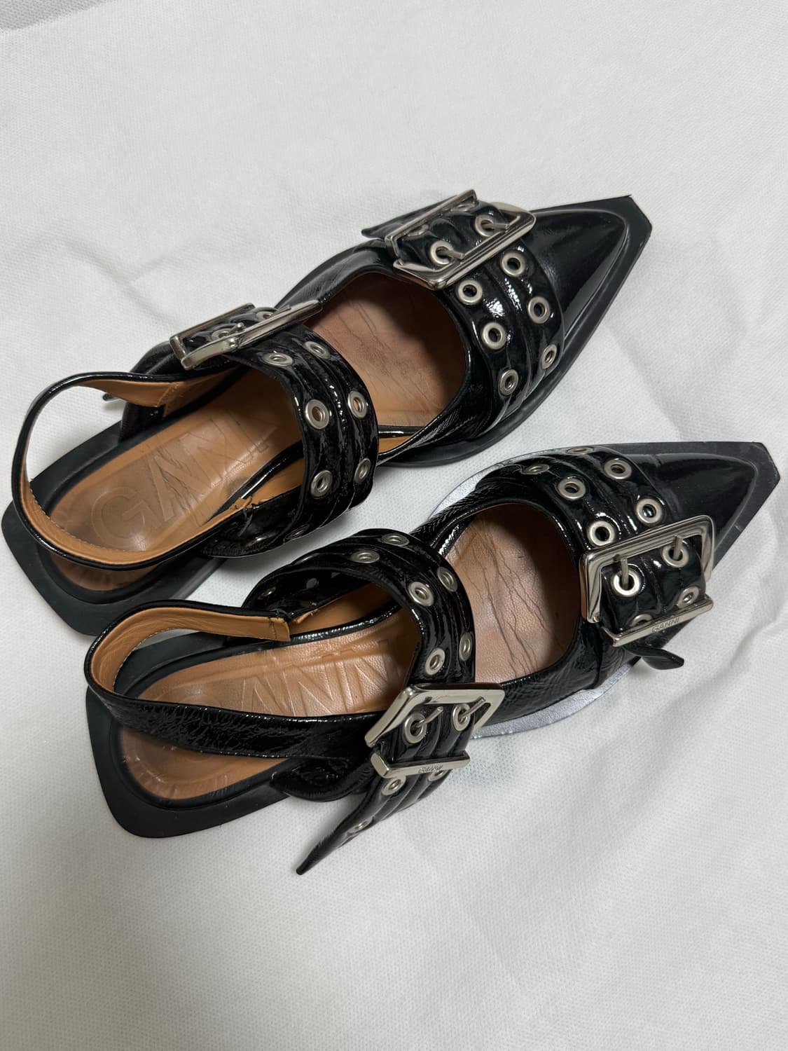 Ganni  ballerinas 가니 발레리나 슈즈 상품이미지4