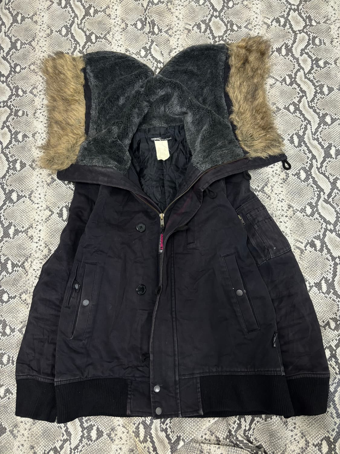 N2B Hoodie Fur&Zip Detail Jacket 상품이미지9