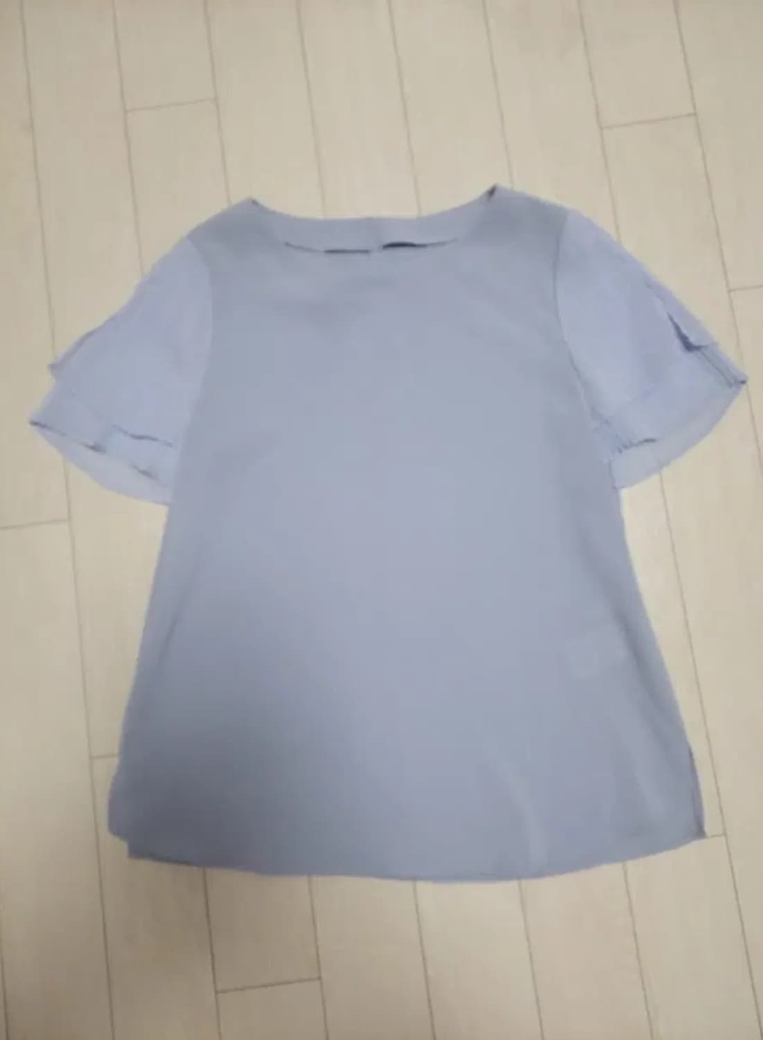 급처새상품!LIST리스트 하늘하늘 청순 블라우스티셔츠 레니본st오브제st 상품이미지1