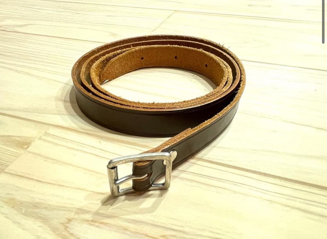 margaret howell brown leather belt 상품이미지1
