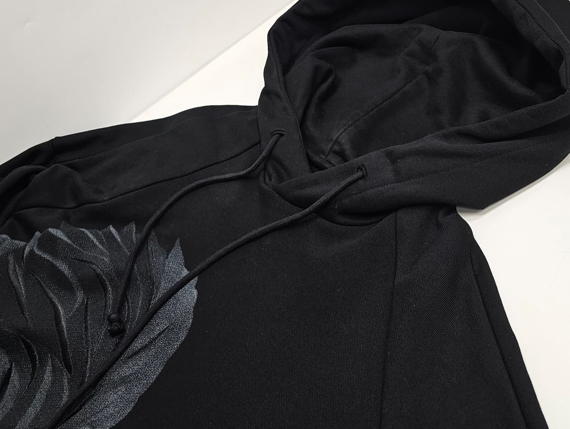 JUUN.J 준지 x 막심 고릴라 오버핏 후드 티셔츠 / 남 XS 블랙
 상품이미지3