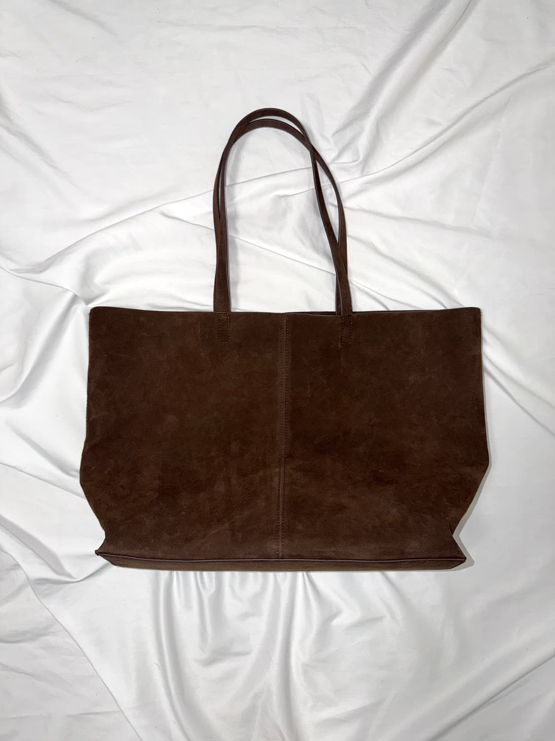 카우 스웨이드 빅 사이즈 도트백 상품이미지4