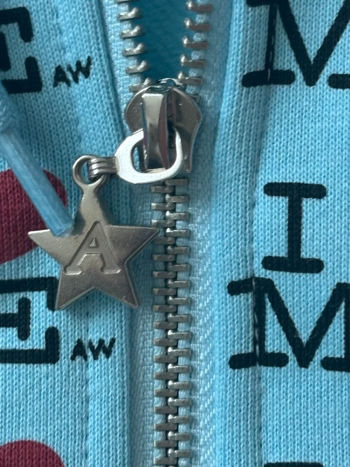 [S] 애슐리 윌리엄스 블루 크롭 후드집업 새상품 상품이미지6