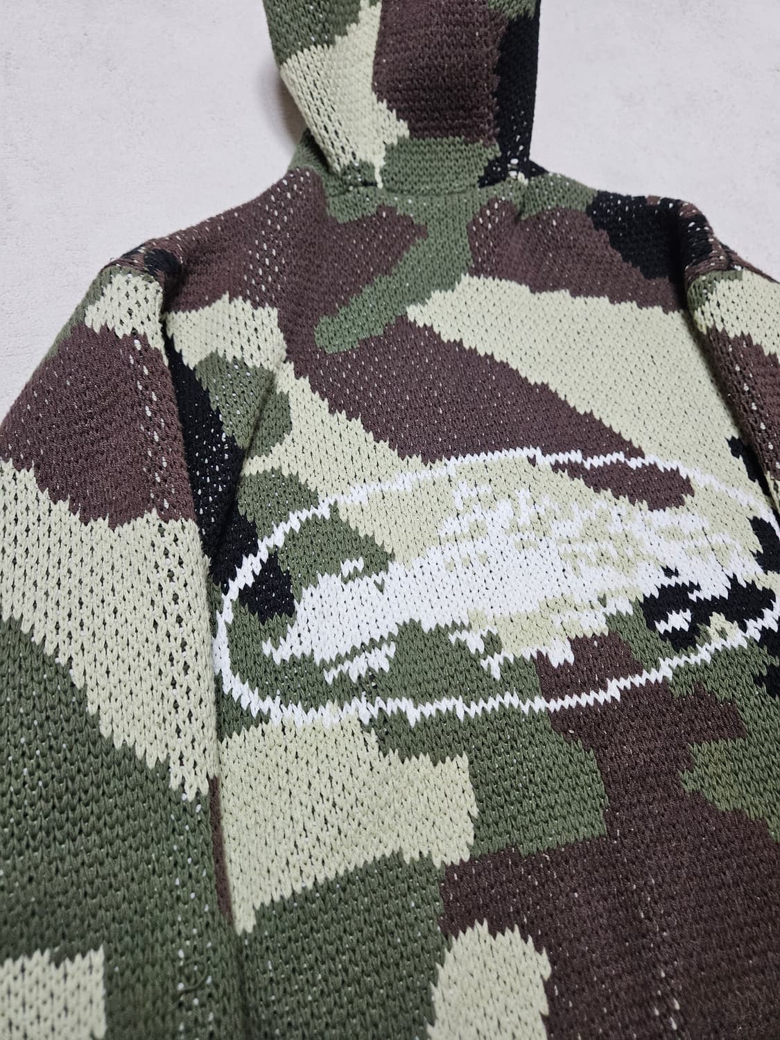 [XL] 코르테이즈 카모 니트 후드집업 상품이미지2