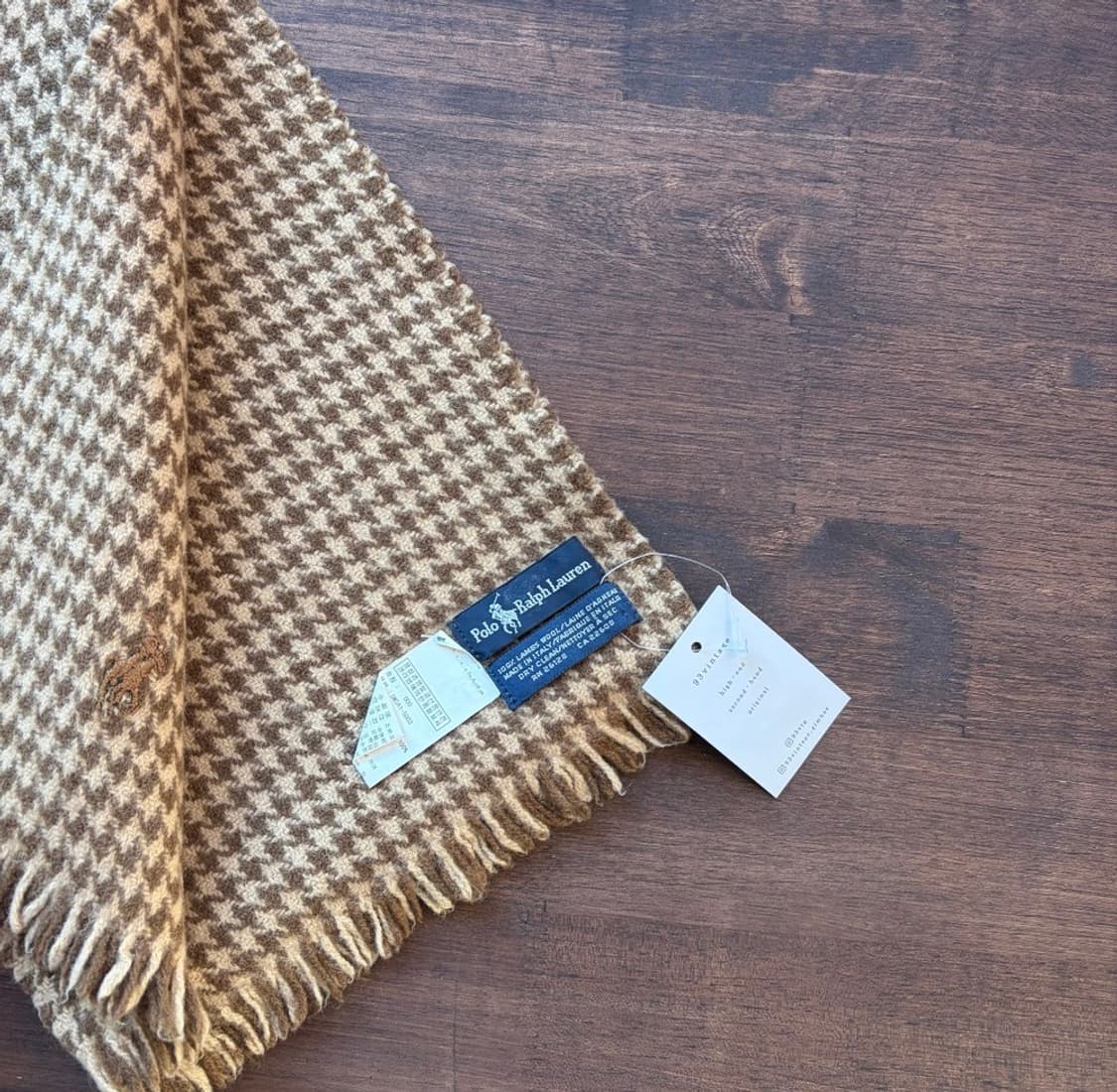 15486 - 폴로 랄프로렌 체크 울 머플러 (램스 울 100%) 상품이미지3