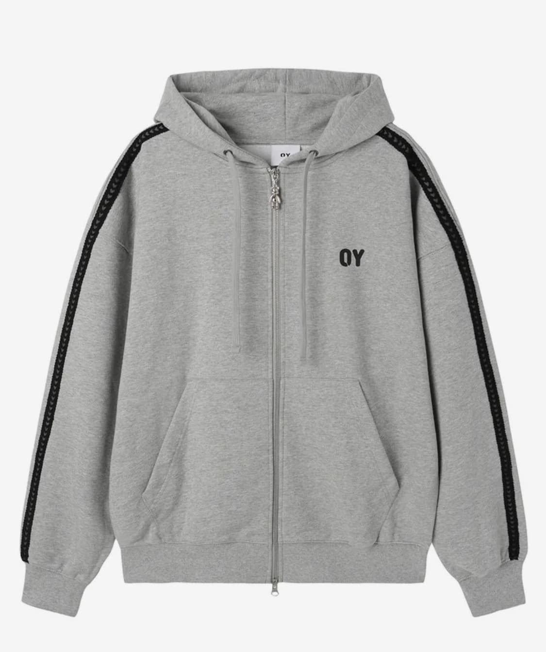 (택O) 오와이 OY 레이스 돌리 후드집업 (그레이) (m) 상품이미지3