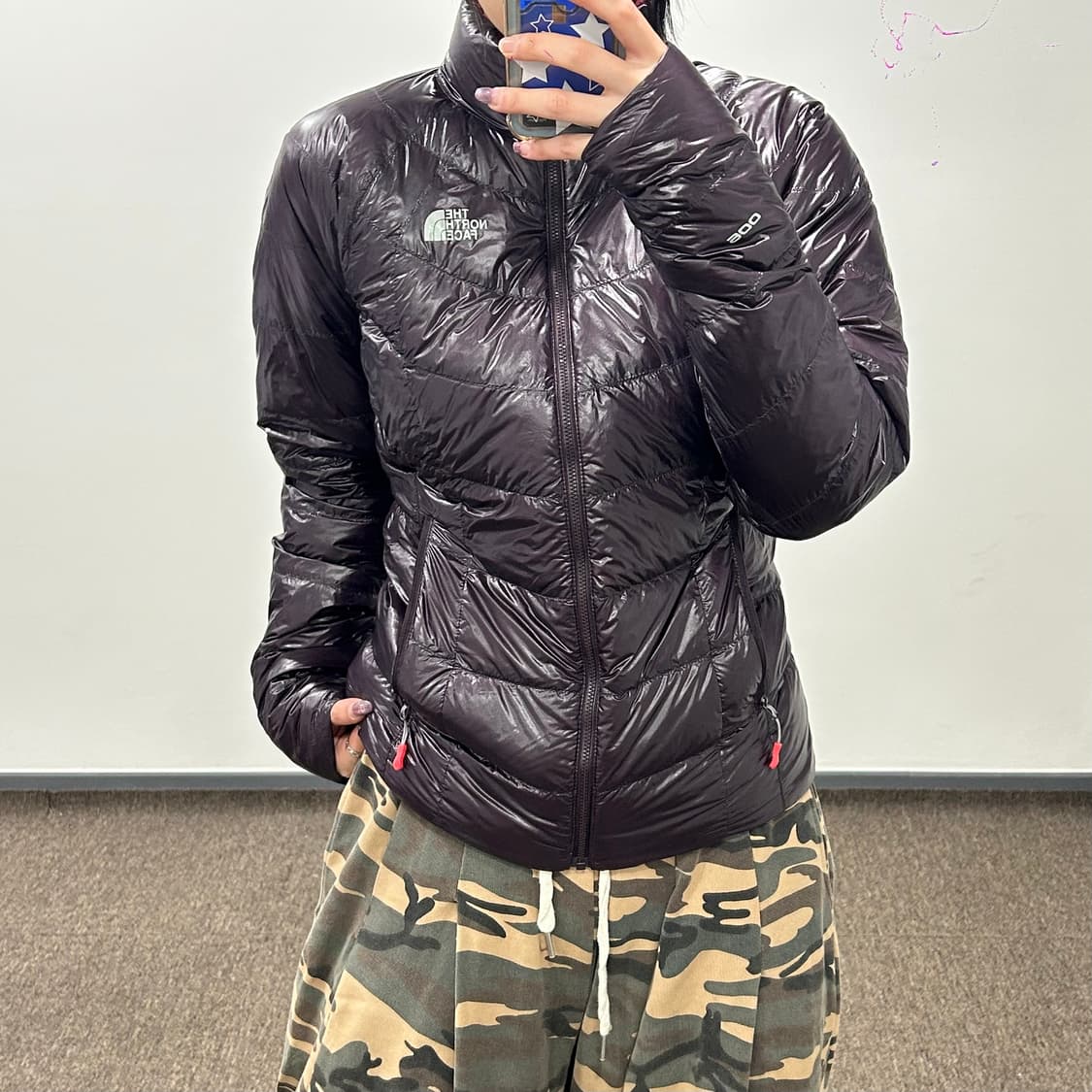 The north face 노스페이스 다크퍼플 900 패딩 상품이미지1