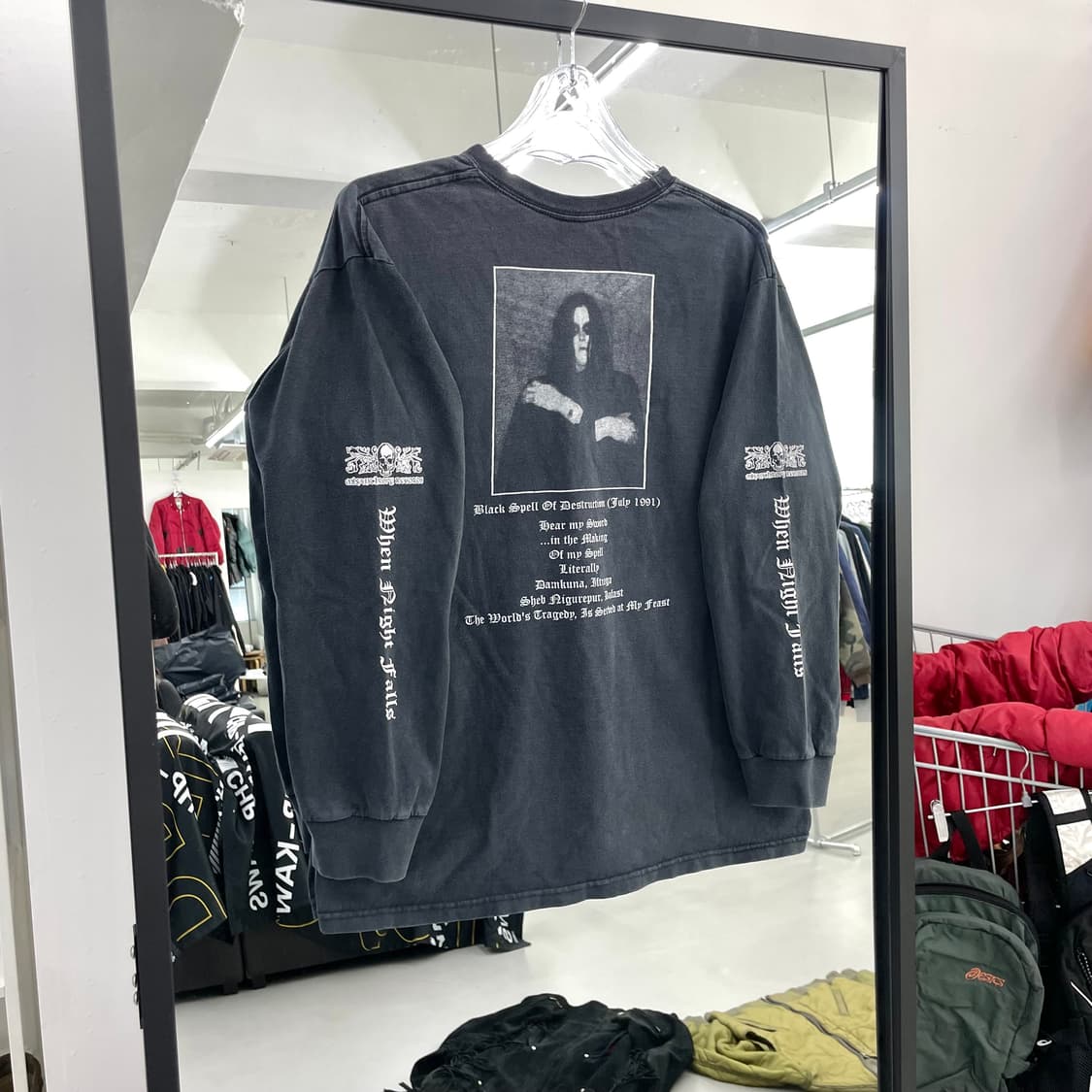 BURZUM 00s 버줌 04년도 빈티지 페이딩 밴드티 롱슬리브 상품이미지2