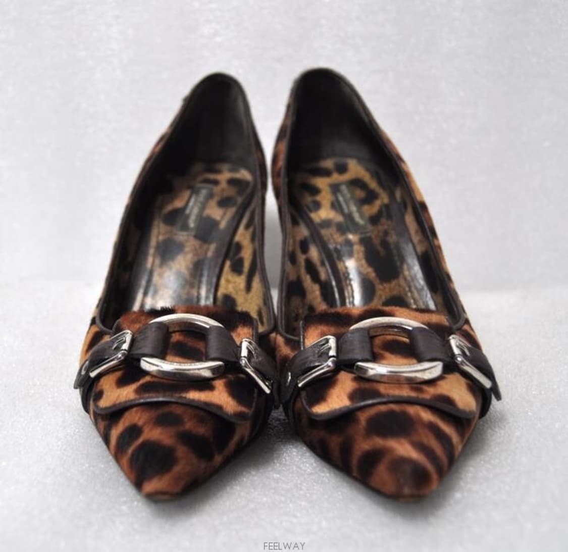 돌체앤가바나/여성호피무늬송치구두(사이즈240정품) 상품이미지1