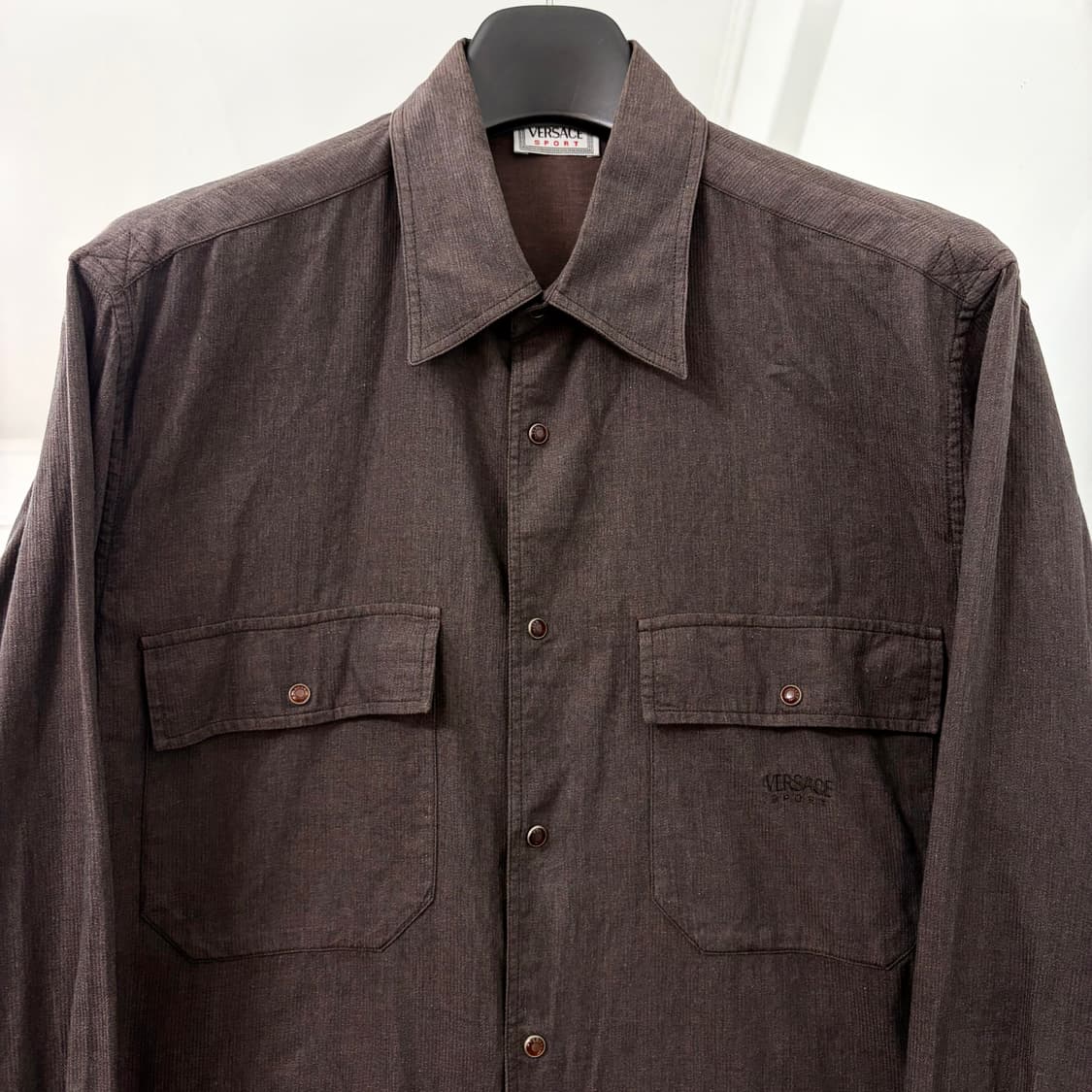 베르사체 90s 자수 셔츠 상품이미지5