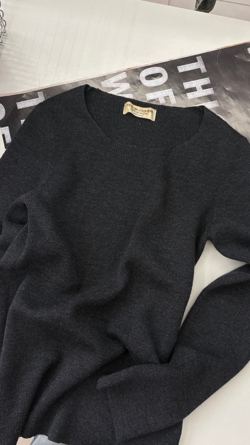 90‘s 꼼데가르송 롱 슬리브 니트 상품이미지8