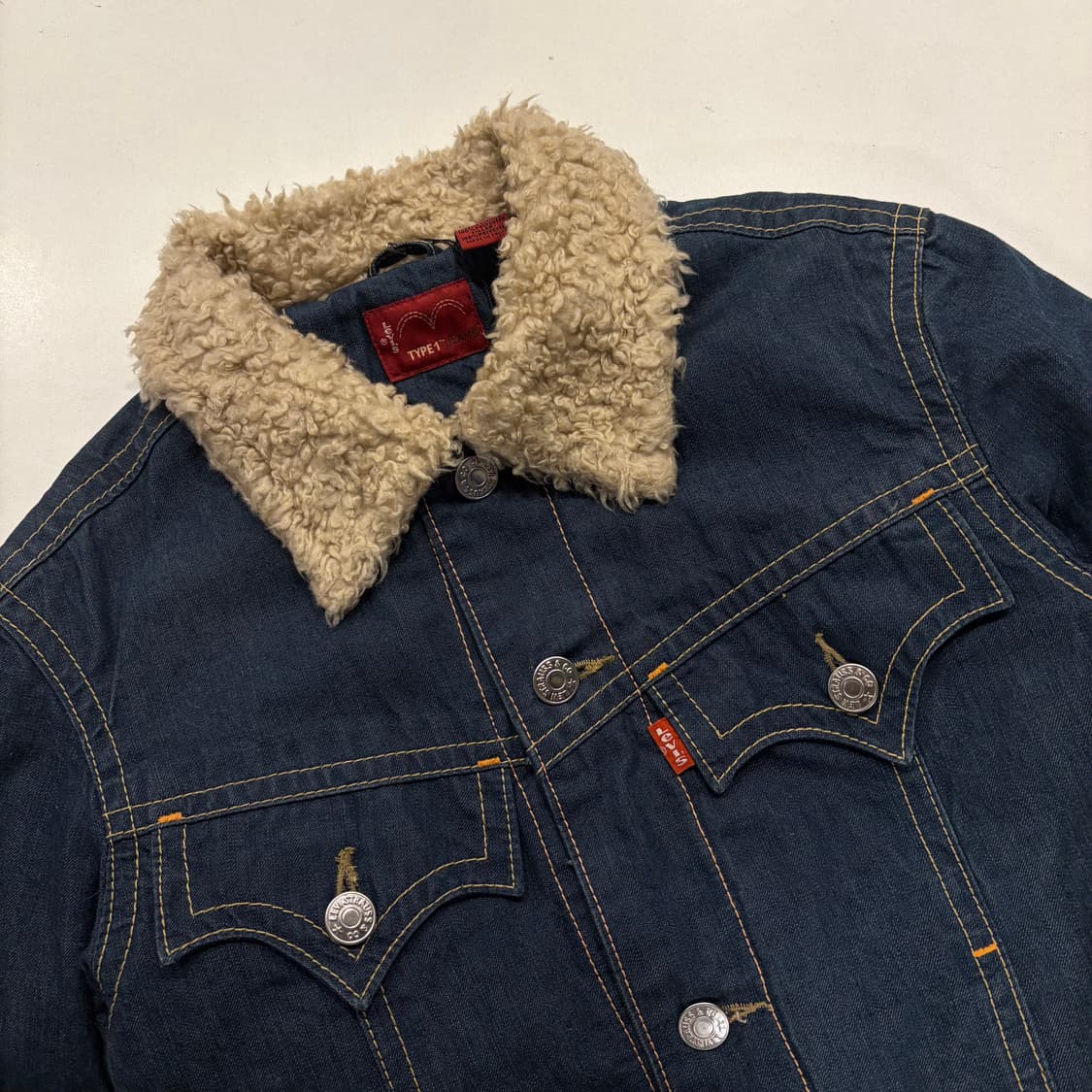 [M] 리바이스 타입 1 쉐르파 데님 자켓 청자켓 B386 상품이미지3