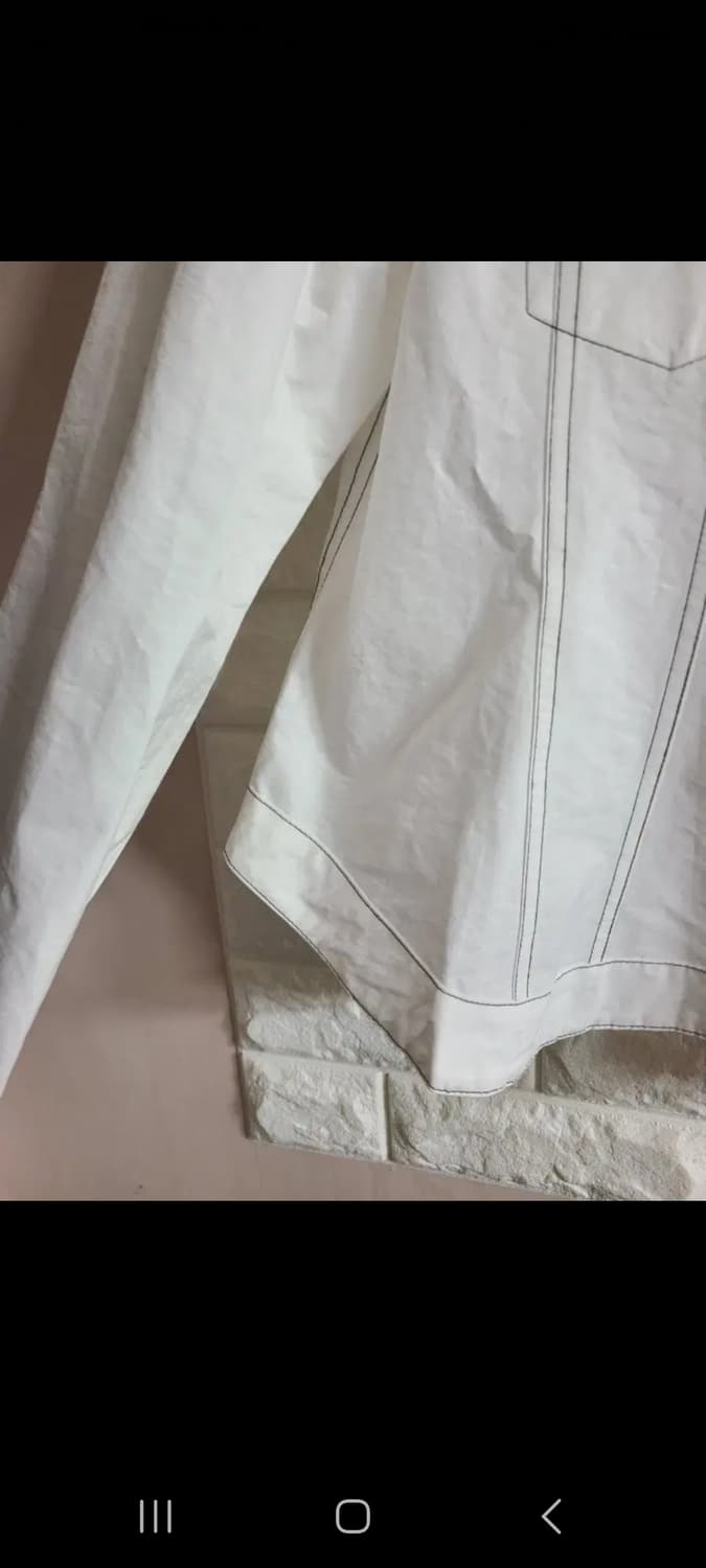 [수61]31.Fashion 화이트 셔츠 자켓 상품이미지3