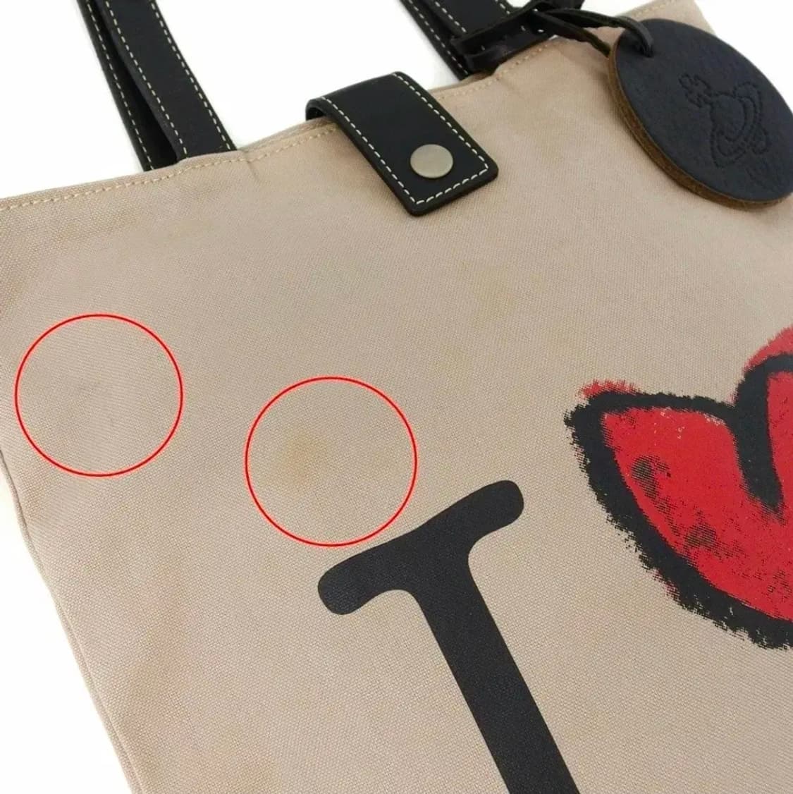 비비안 웨스트우드  I LOVE CRAP 캔버스 토트백 상품이미지9