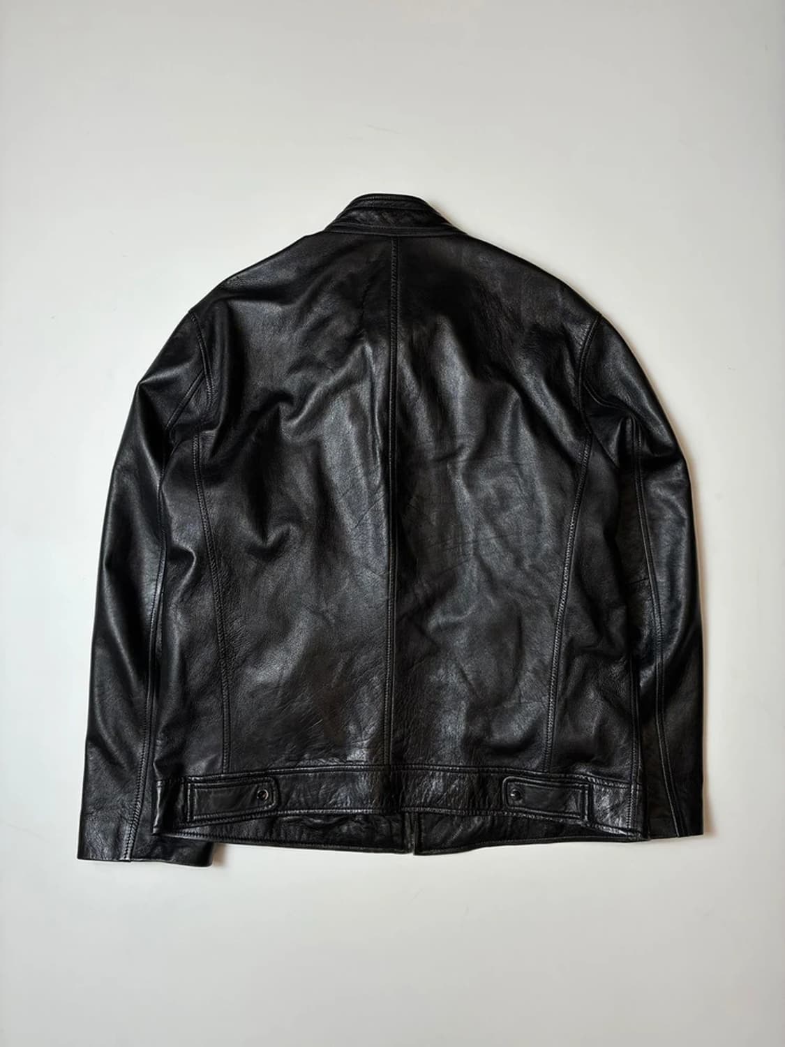 MTTV 00's 양가죽 블랙 레더 싱글 자켓 PN8264 상품이미지5