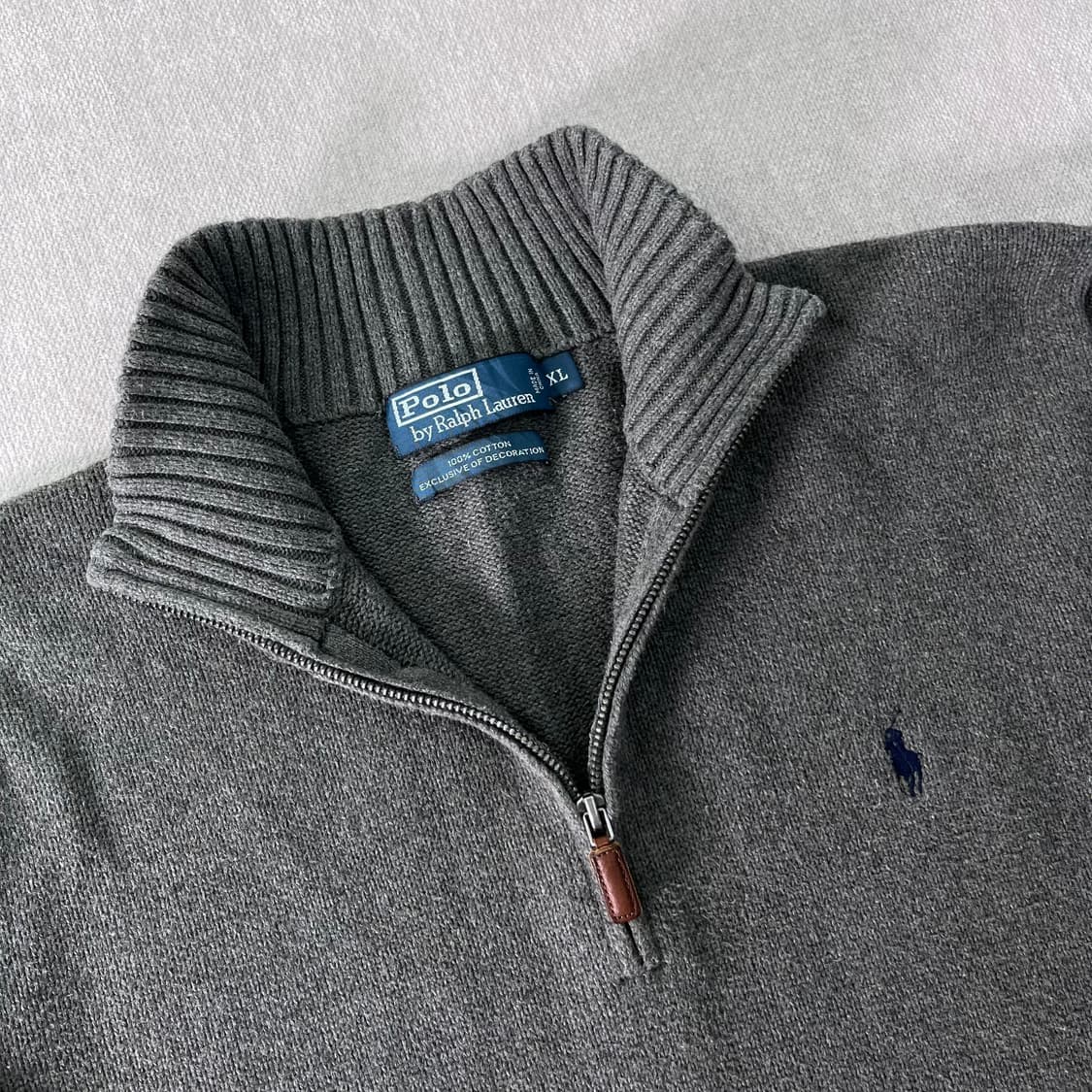 100 폴로랄프로렌 반집업 코튼 니트 상품이미지2