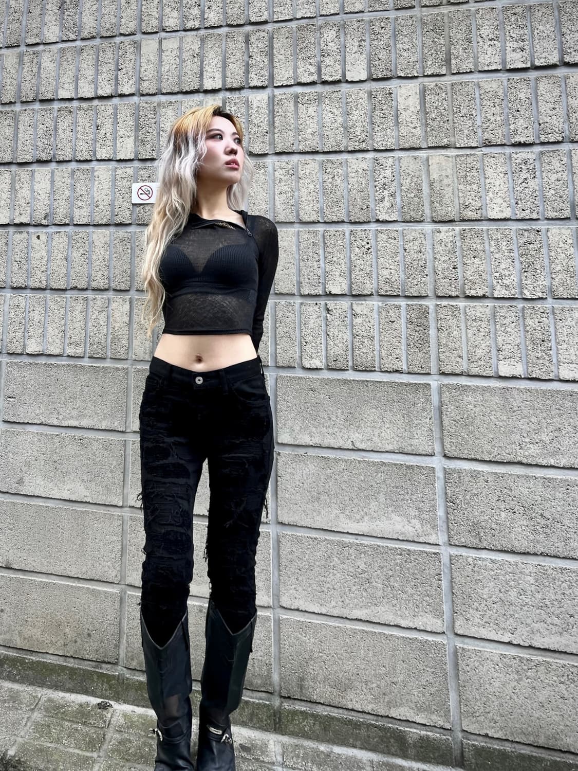 준야 와타나베 18S/S 데미지 디테일 데님진 상품이미지5