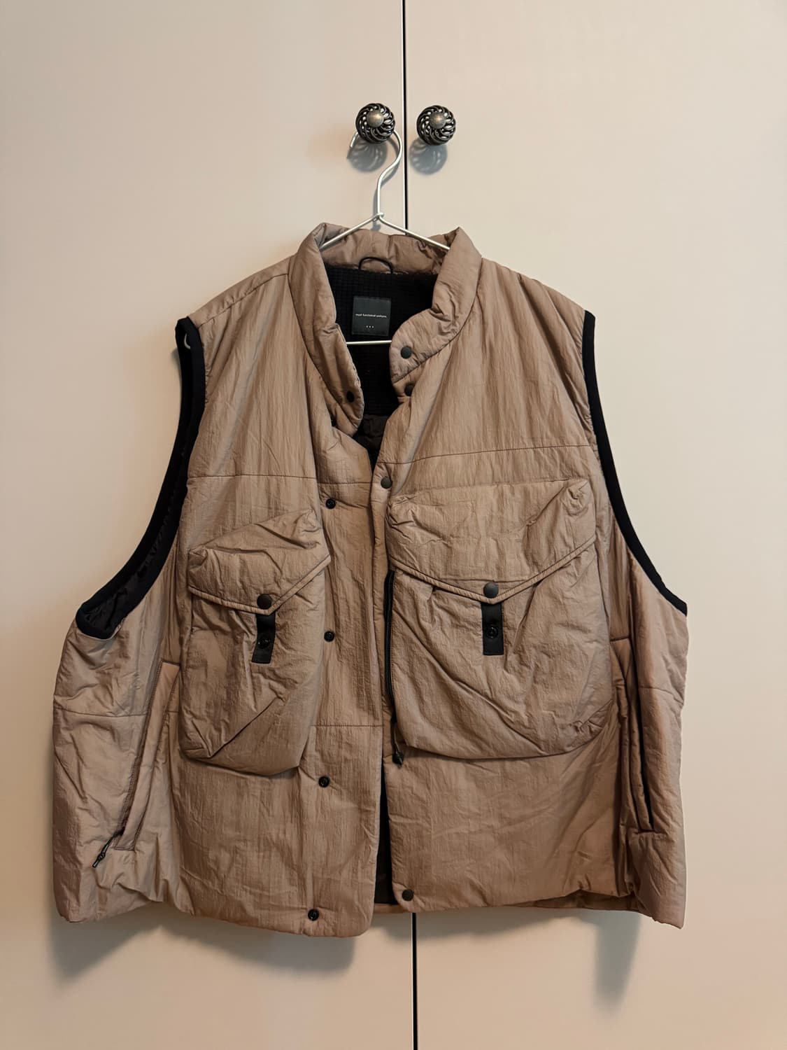 모이프 반팔 패딩 조끼 상품이미지1