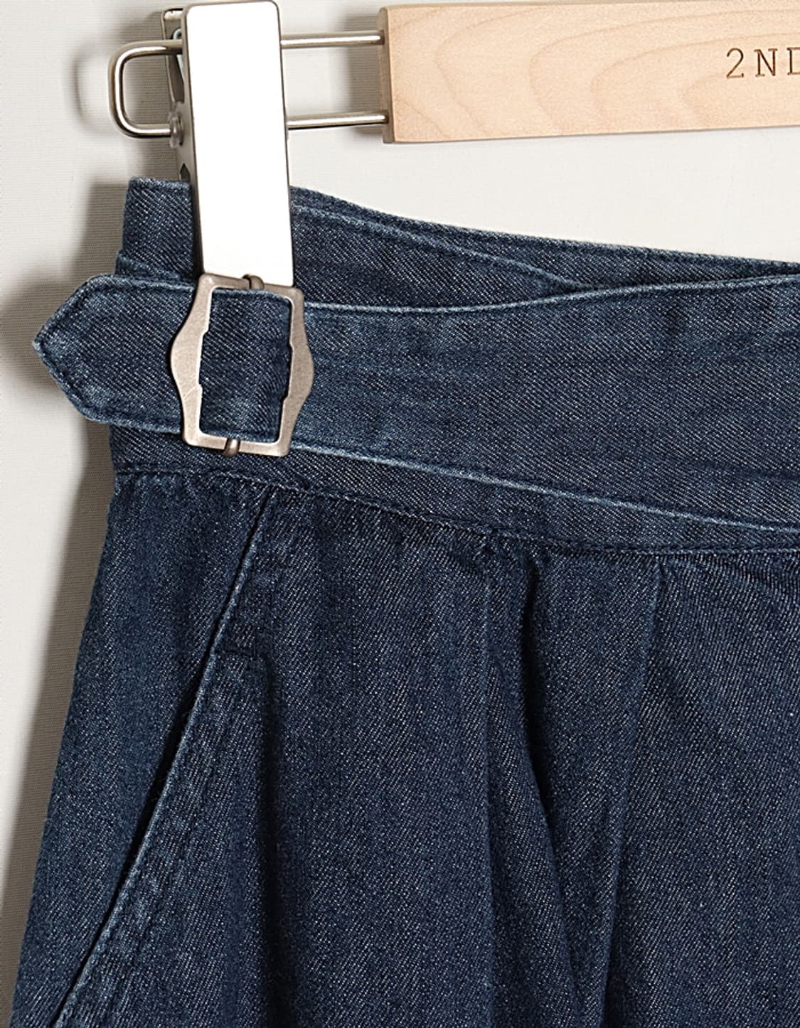  Dessin Gurkha Denim Skirt (26) 상품이미지4