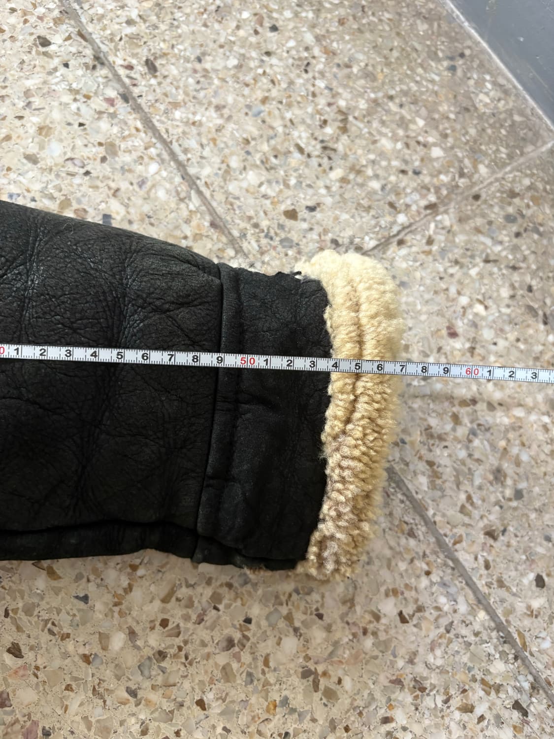 빈티지 블랙 무스탕 자켓 상품이미지10