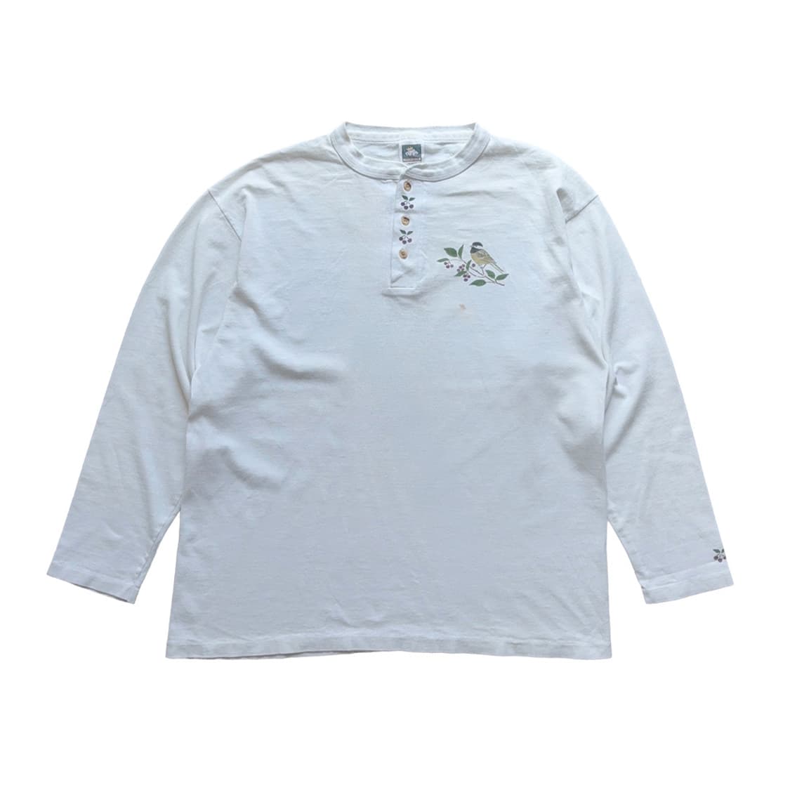Bird & Cherry Graphic 헨리넥 롱슬리브 상품이미지4