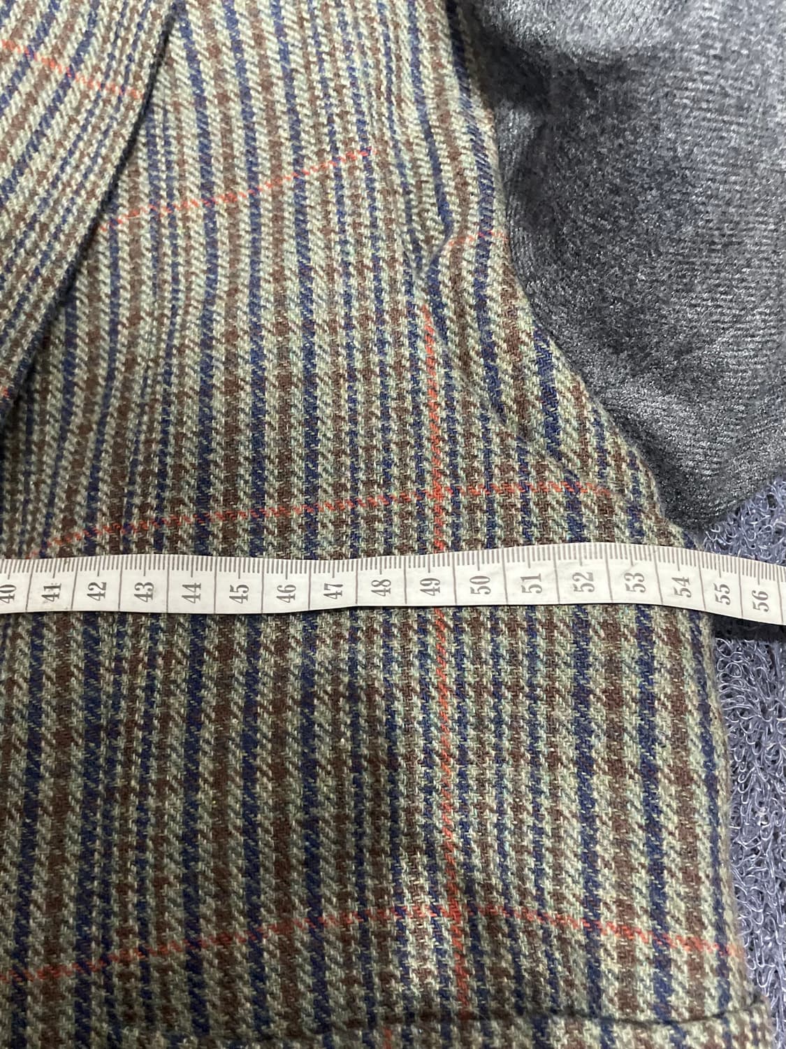 비지트인뉴욕 체크배색 울자켓66(정가32만) N.Y스튜디오 하객룩출근룩 상품이미지8