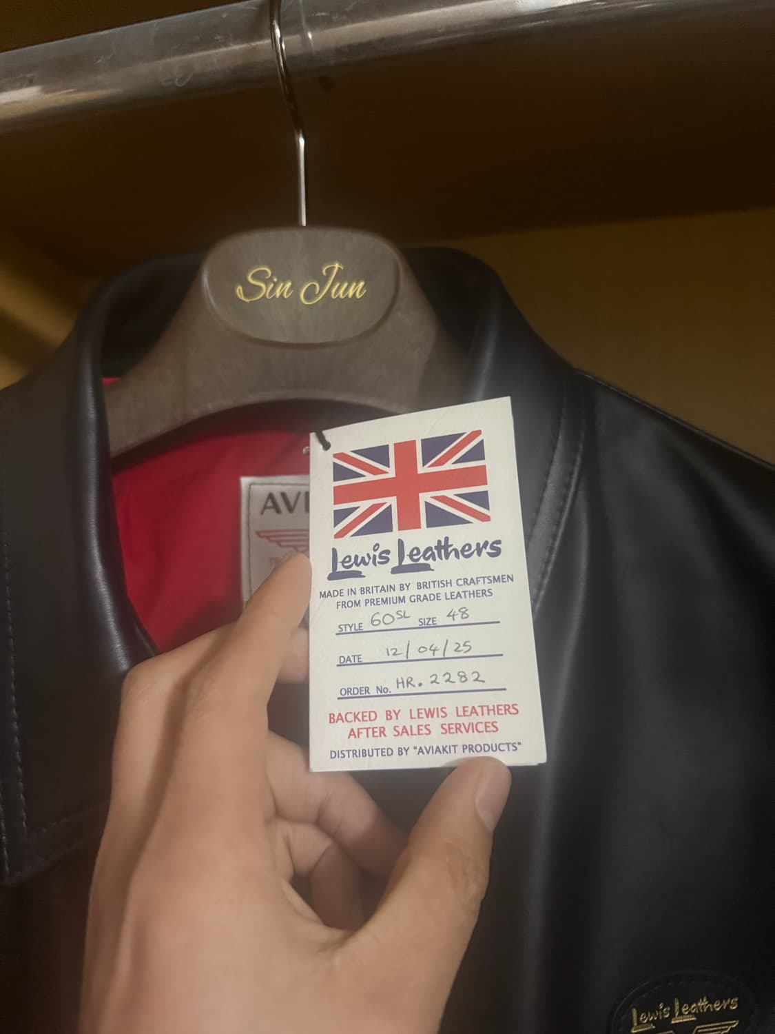 새상품)루이스레더 60커세어 48사이즈 상품이미지3