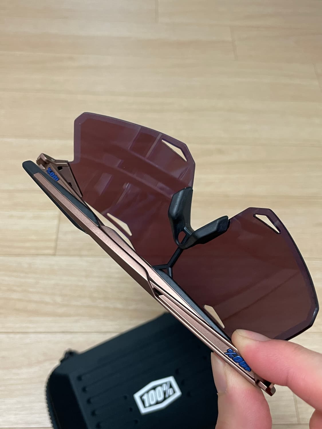 100% 하이퍼크래프트 크롬블루 러닝고글 선글라스 상품이미지4