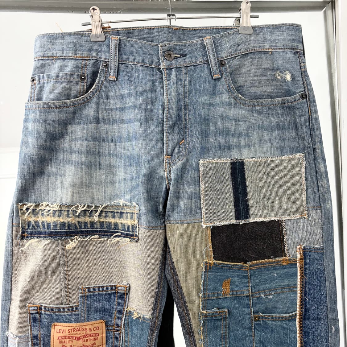 리바이스 리메이크 패치워크 데님 팬츠 상품이미지6