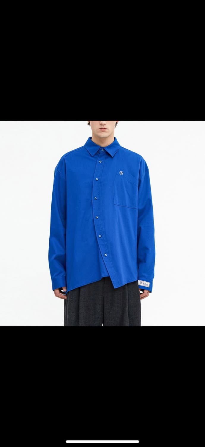 [A2] 아더에러 Speric logo shirts 블루 셔츠 상품이미지2