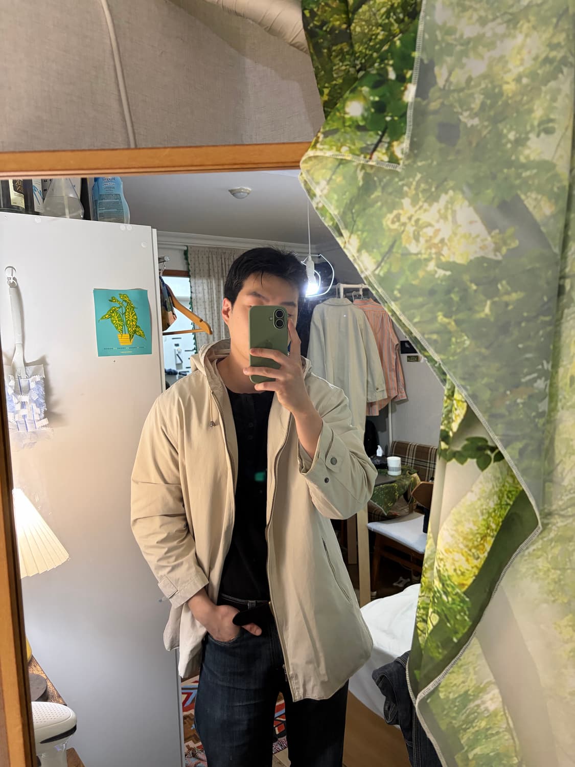 여성L) 에디바우어 후드 바람막이 레인자켓 상품이미지3