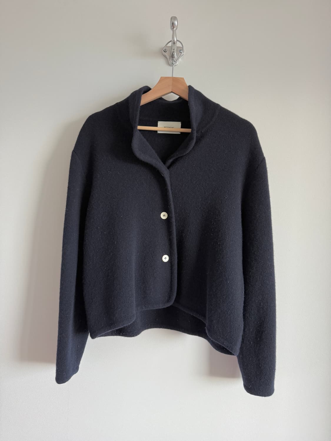 문달(MOONDAL) 울&캐시미어 가디건 자켓 상품이미지2