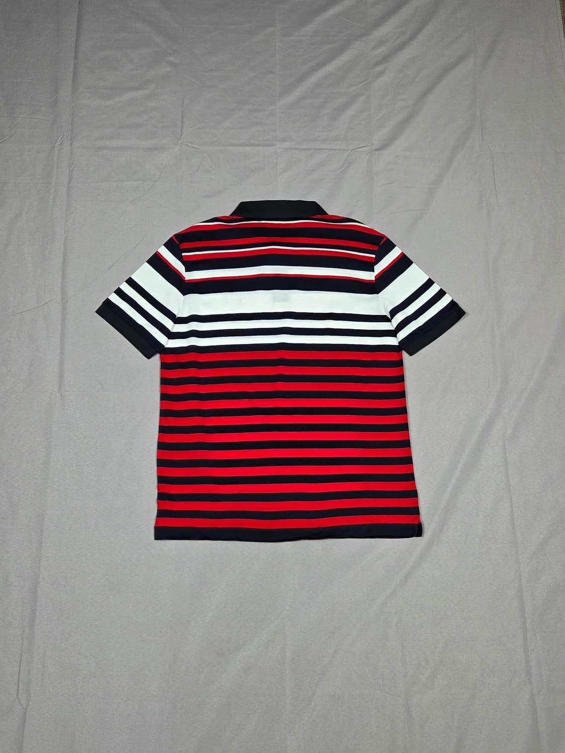 (새상품) [프라다] 트라이앵글 배색 스트라이프 카라티 | S00076 상품이미지7