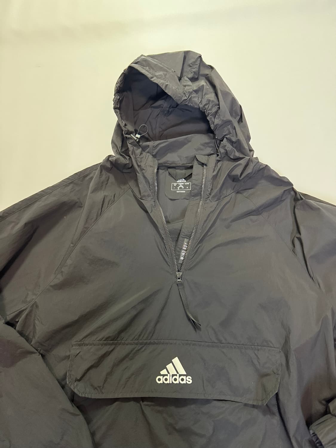 아디다스 나일론 반집업 후드(XL 사이즈) 상품이미지2