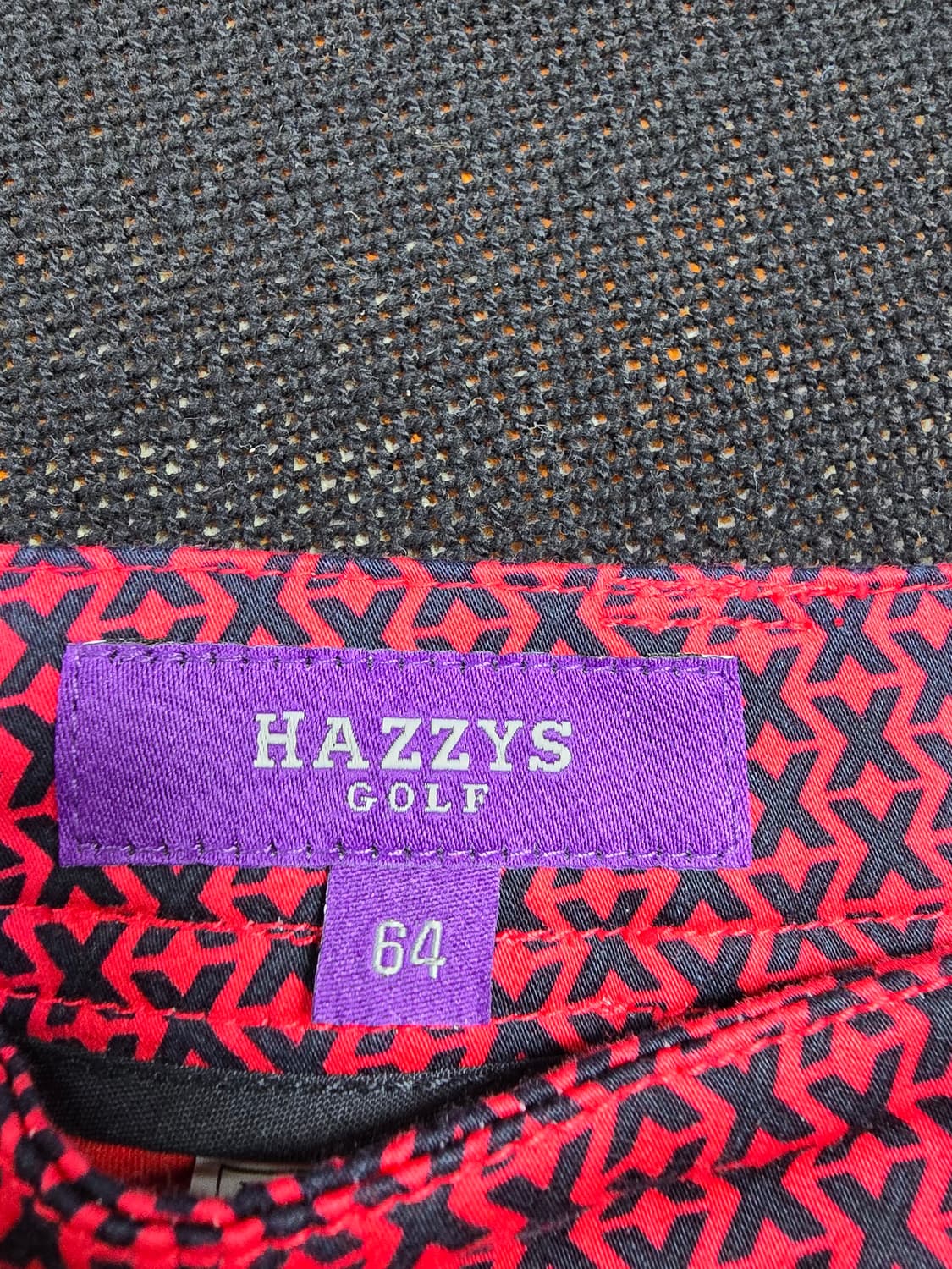 해지스 골프 레드 패턴 미니스커트 (1779) 상품이미지3