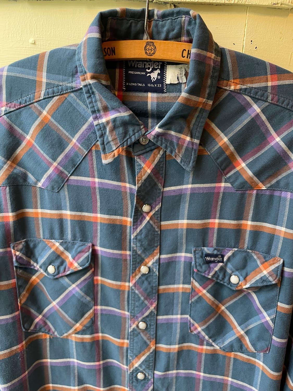1980-90's Vintage Wrangler Western Shirt 상품이미지5