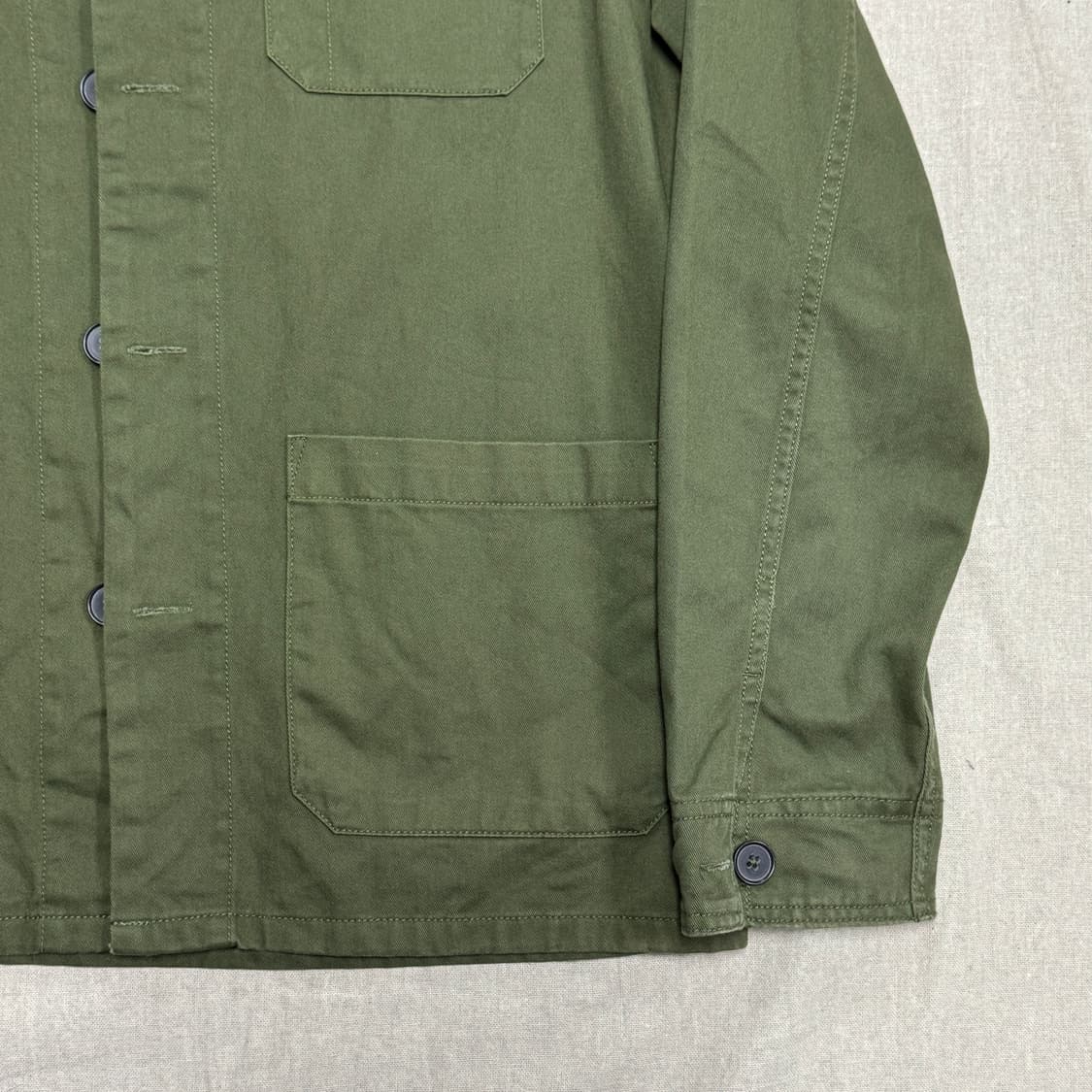 자라 밀리터리 카키 코튼 자켓 M 상품이미지3