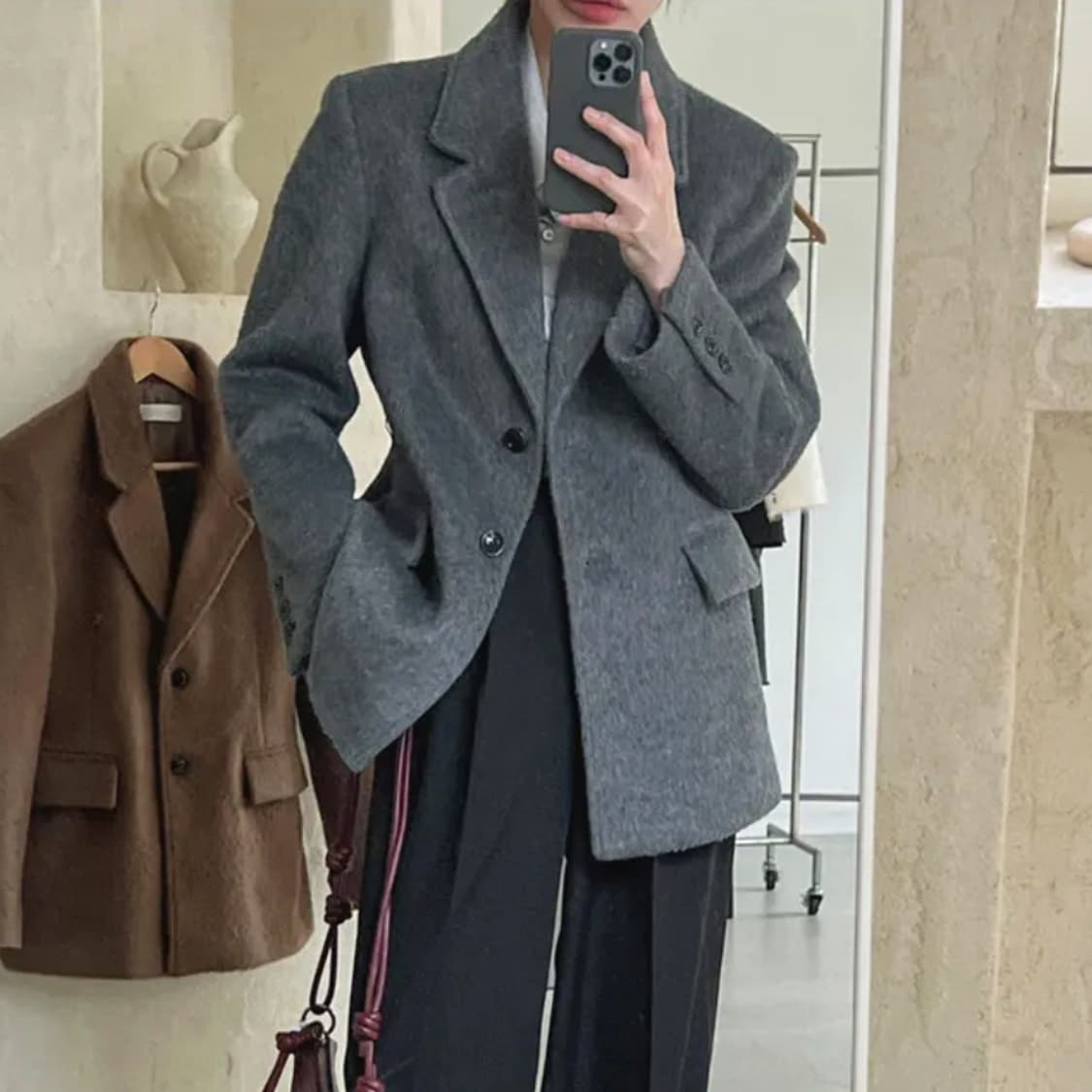 위드니노(WITH NINO) CLASSY 울자켓 새상품 상품이미지3