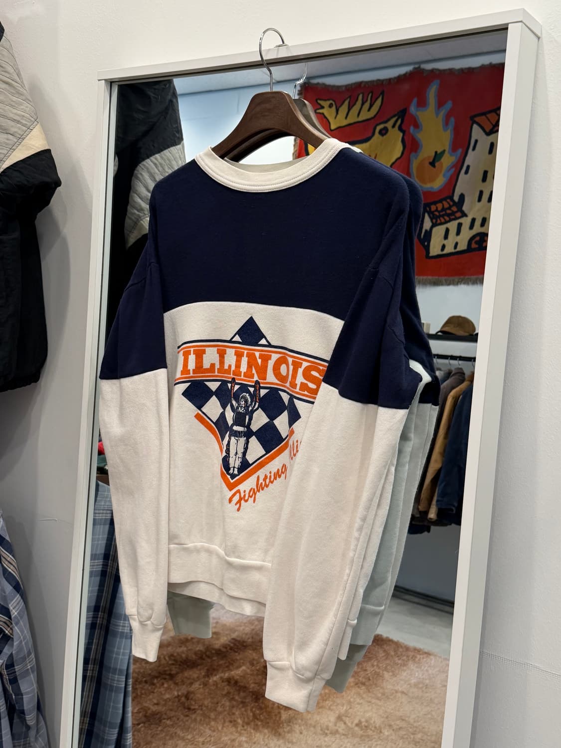 90s Dodger 빈티지 ILLINOIS 스웻셔츠 (made USA) 상품이미지1