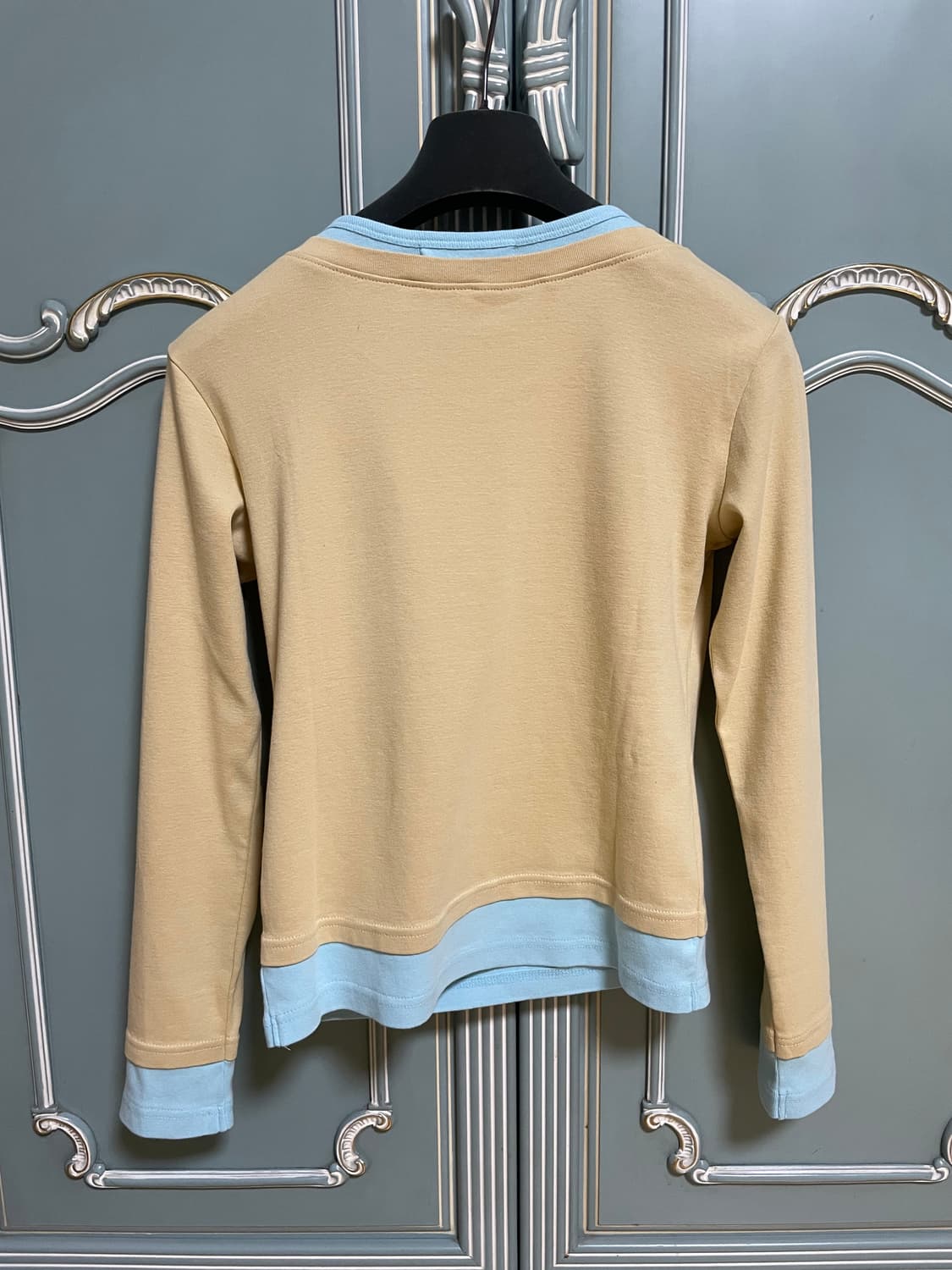 (S) 기마구아스 SAMM T-SHIRT BEIGE BLUE 상품이미지2