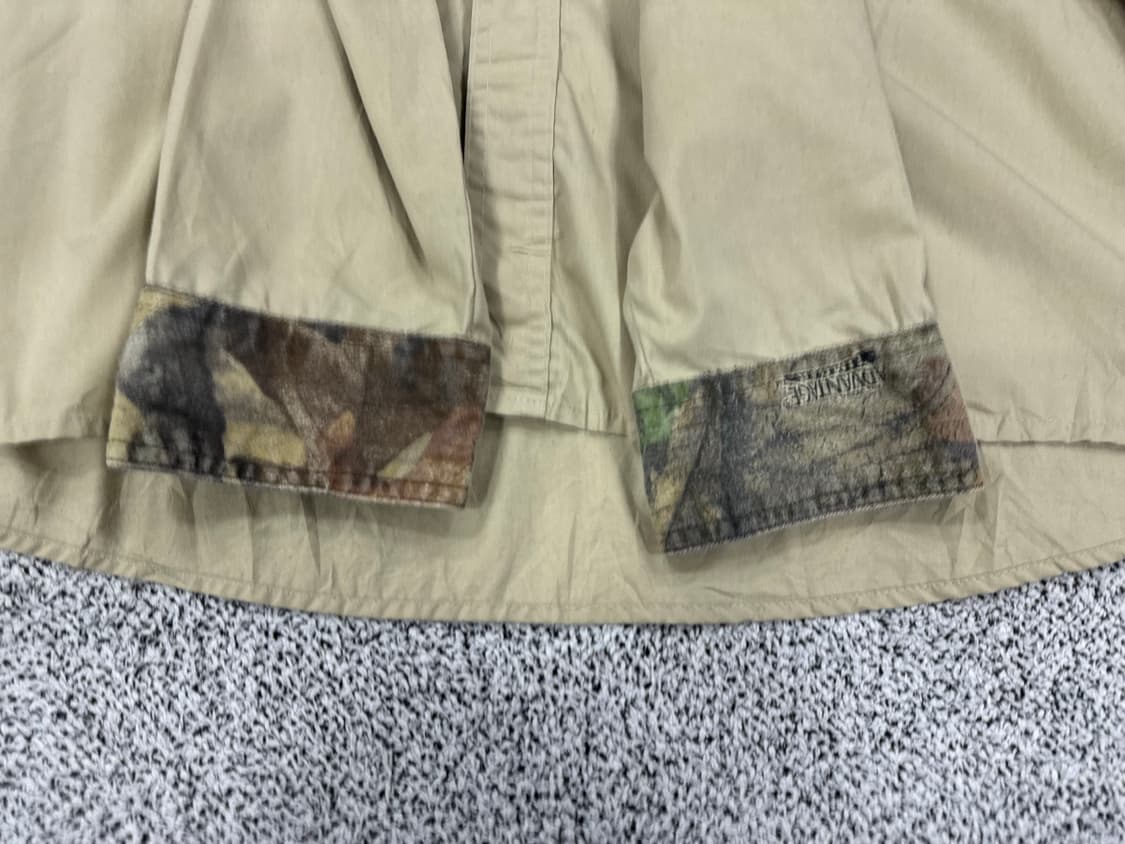 90s 리얼트리 배색 헌팅셔츠 상품이미지3