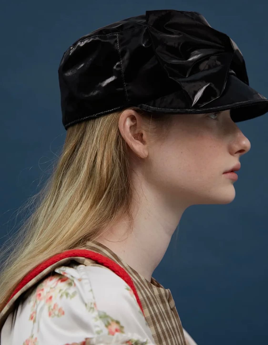 새상품) 어썸니즈 벨보이 캡 리본 블랙 상품이미지8