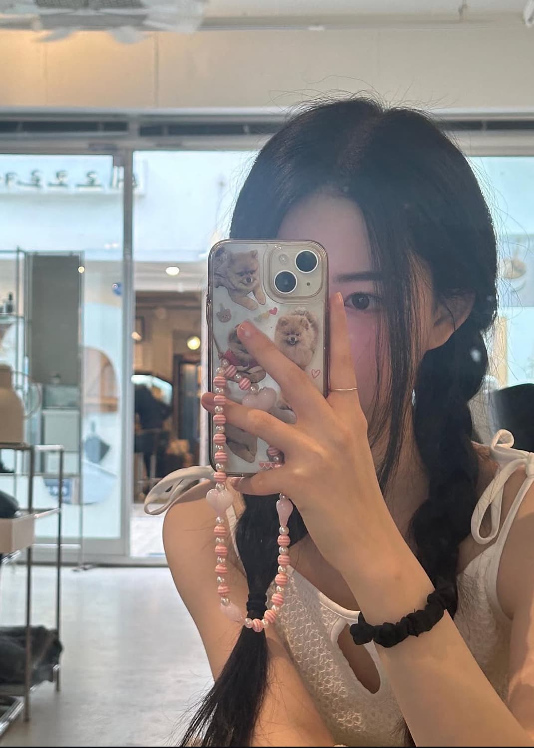 택o새제품) 아이토브서울 레이스 플레어 원피스 아이보리 s 채수아착용 상품이미지4