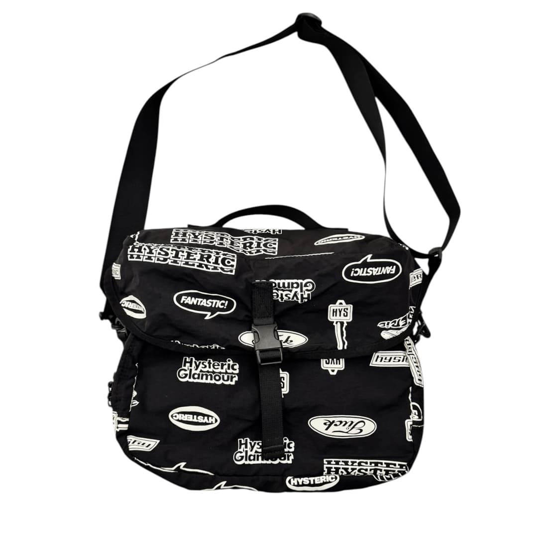 히스테릭글래머 프린티드 숄더백 블랙 상품이미지2