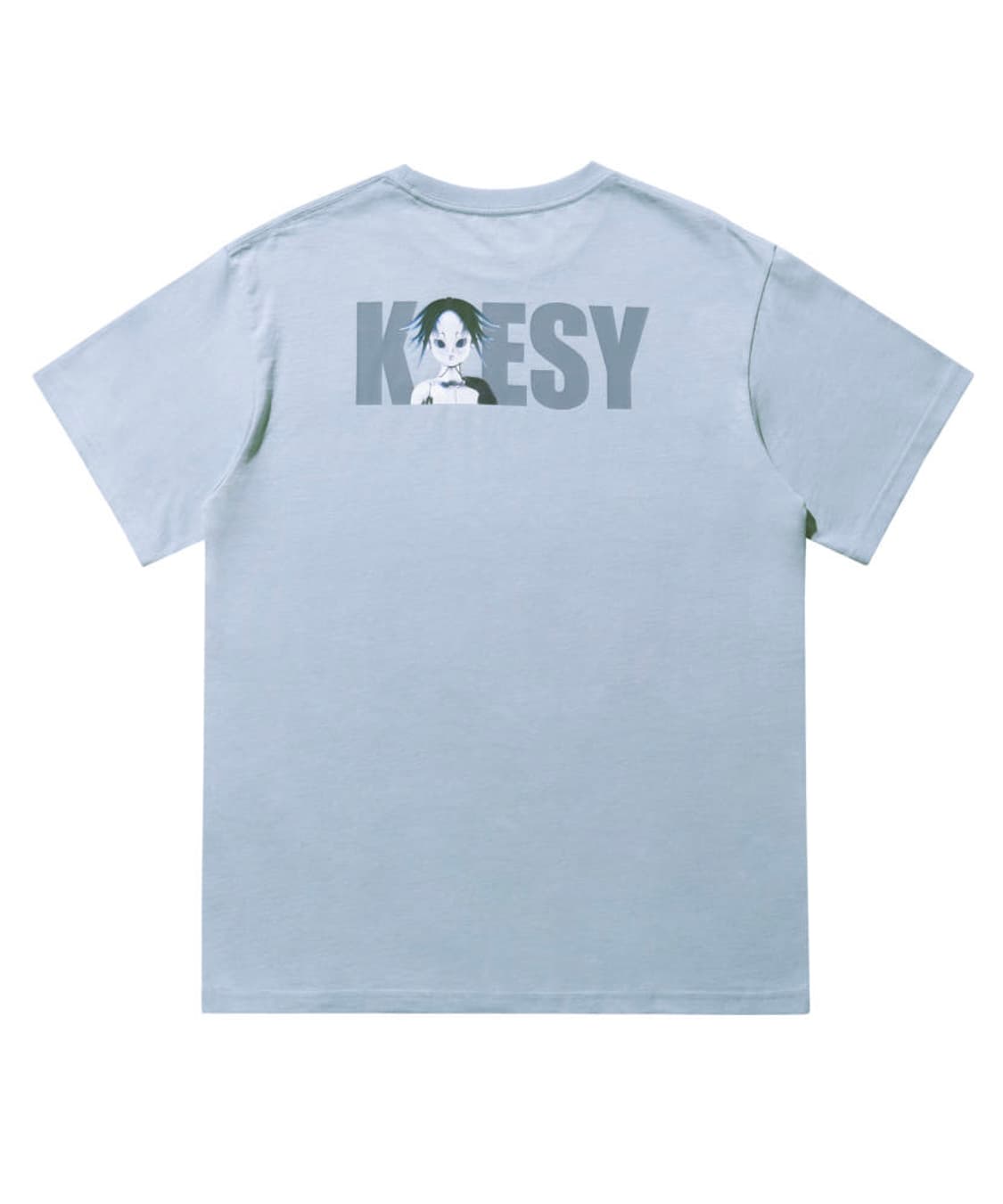 산산기어 반팔 23SS KOESY 콜라보 티셔츠 스카이 블루 1사이즈 상품이미지3