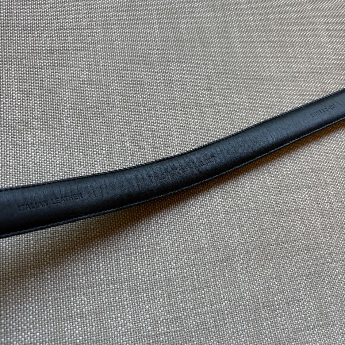 (37-38) 폴로 랄프로렌 이탈리안 블랙 레더 버클 벨트 상품이미지9