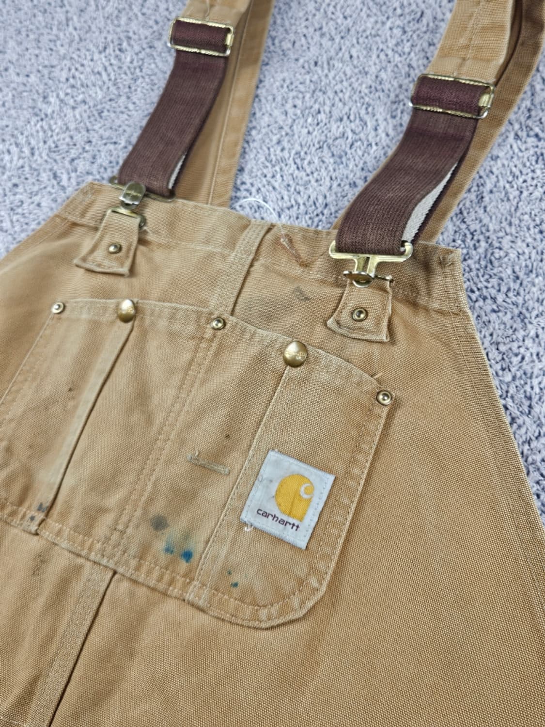 칼하트 덕 캔버스 더블니 오버롤 슈트 ( 50X32 ) / 11410 상품이미지6