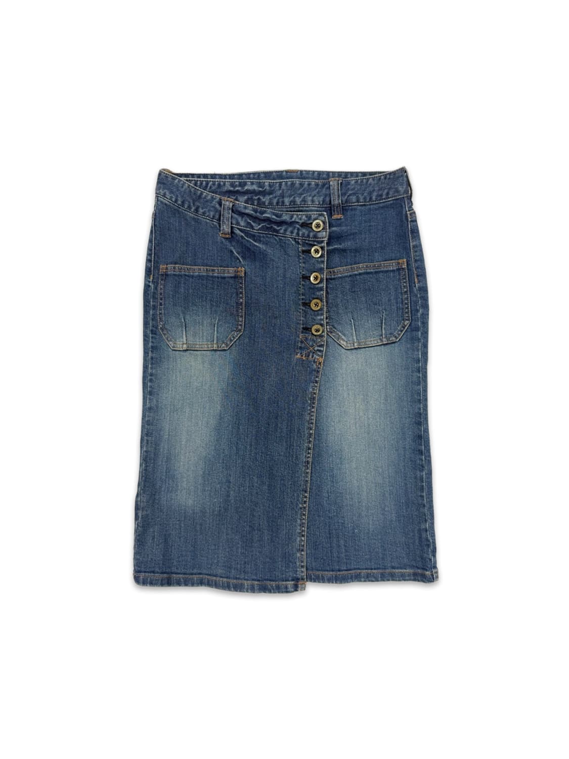 빈티지 3can4on 데님 미디 스커트 상품이미지1