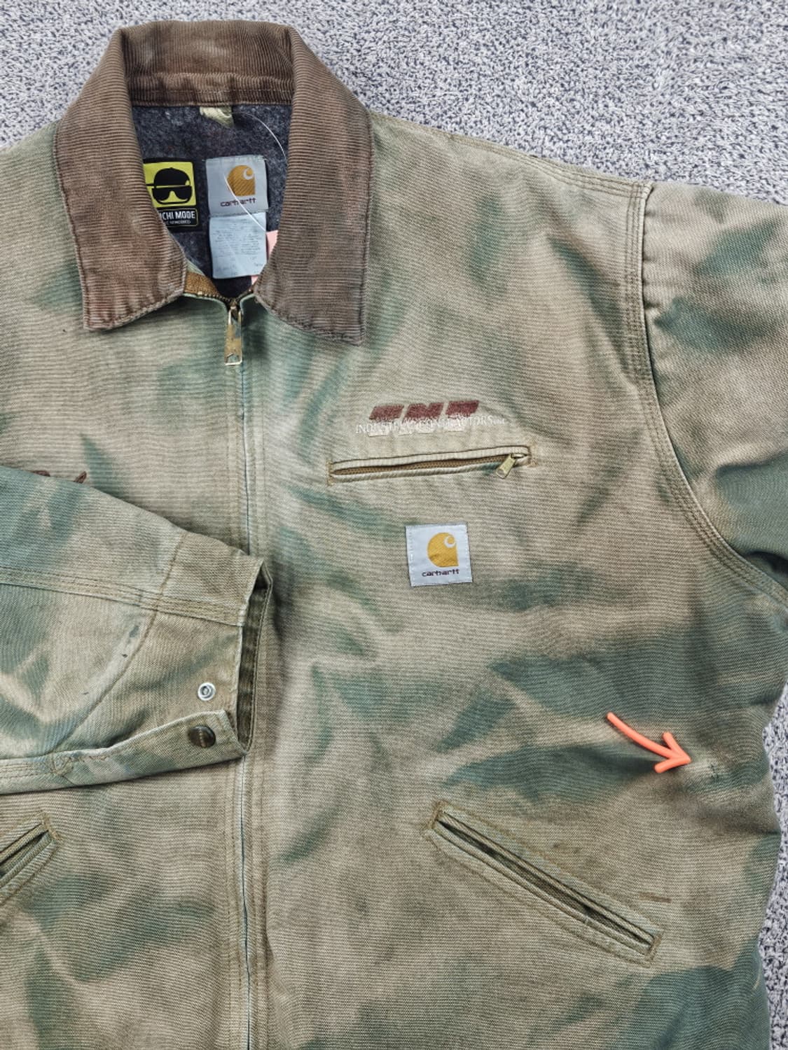 칼하트 J01 디트로이드 다잉워시드 커스텀 자켓 ( 50 )/ 10119 상품이미지6