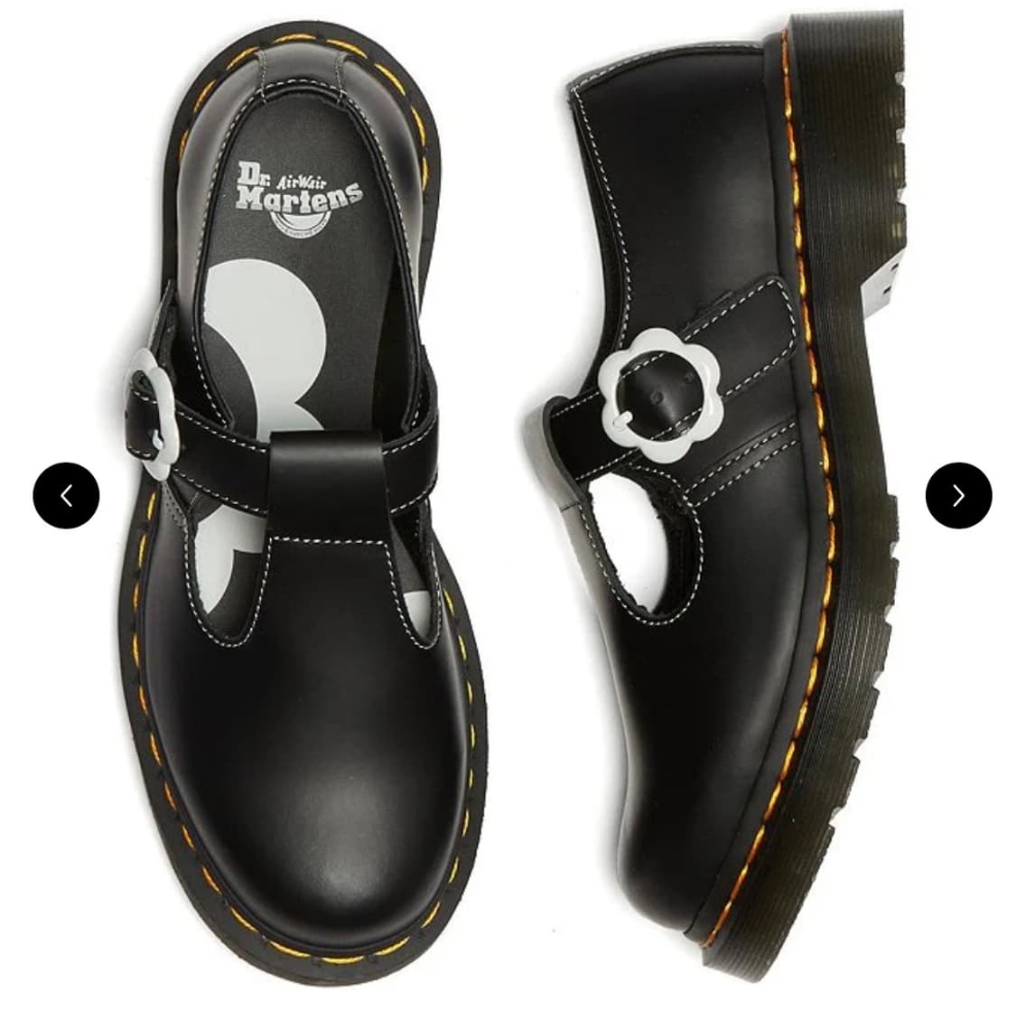 닥터마틴 Polley Flower Leather Mary Janes 상품이미지1